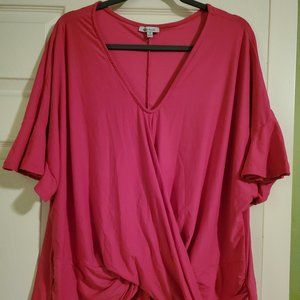 Beautiful Surplice V-Neck Top